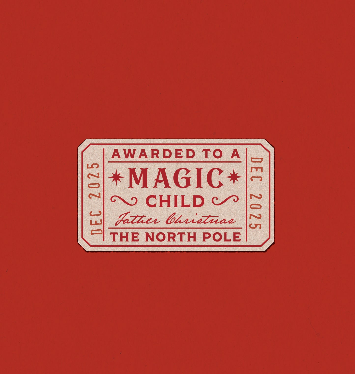 Magic child ticket stub