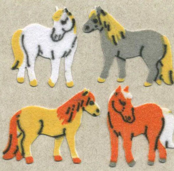 Dartmoor Pony Furrie Stickers