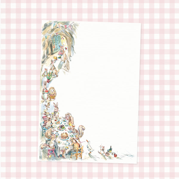 Set of Easter Bunny Writing Paper