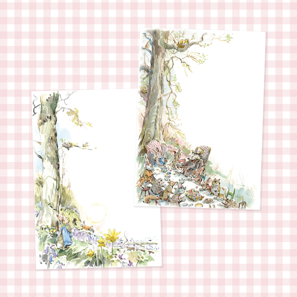 Set of Easter Bunny Writing Paper