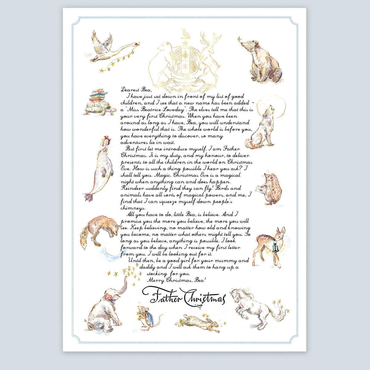 Baby's First Christmas Letter